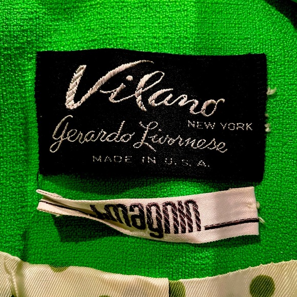 💚 Vintage 70s lime green blazer - Vilano by Gerardo Livornese - Picture 3 of 3